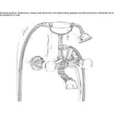 3-hole wall-mounted bathtub faucet Harau