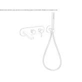 Shower faucet with a hand shower Kamyshla