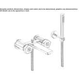 Outdoor bathtub set with diverter and hand shower Isokyroe
