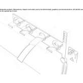 Wall-mounted bathtub set with hand shower and plate Tornala