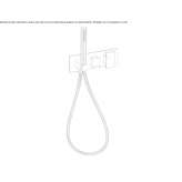 Single-lever shower faucet with a hand shower Hipstedt