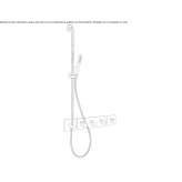 Metalowa bateria wannowa / drążek prysznicowy Lodrino