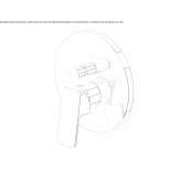 Metal bath/shower tap Loiching