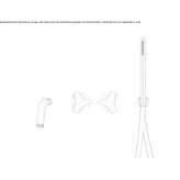 Set of 2 hydroprogressive bathtub faucets Gualaco
