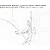 Wall-mounted bathtub faucet with a shower hand Nomi
