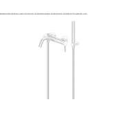 Brass bath/shower faucet Lassee