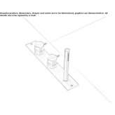 Set of 2 edge-mounted faucets with hand shower Anaya