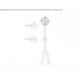 Set of 2 progressive wall-mounted faucets for bathtub/shower Golubac