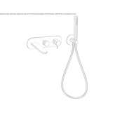 Single-lever bathtub set with a shower hand Delaware