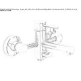 Single-lever wall-mounted bathtub faucet with a diverter DeBary