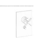 Concealed single-lever bathtub faucet Narvik