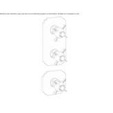 Thermostatic shower tap with plate Lodrino