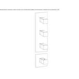 Bateria termostatyczna prysznicowa Lodrino