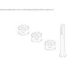 Stainless steel hydroprogressive bathtub set with a shower head Korgan