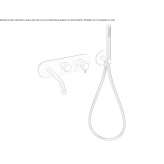 Bathtub faucet with diverter and shower hand Sadowie