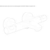 External thermostatic shower faucet Sacu