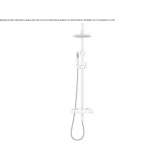 3-hole thermostatic bathtub faucet with hand shower Eichfeld