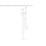 Bathtub faucet standing on the floor with a shower hand Kastella