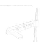 Wall-mounted Concealed bathtub faucet with a shower hand Kastella