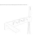 Wall-mounted Concealed bathtub faucet with a shower hand Kandira