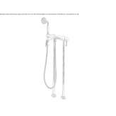 Set of a floor-standing bathtub with a shower head Bobowo
