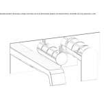 Wall-mounted bathtub faucet with a switch Waremme