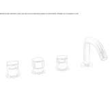 Set for a 4-hole bathtub Metes