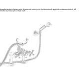 Two-hole wall-mounted bathtub faucet Okemos