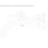 Stainless steel bath/shower faucet Kolin