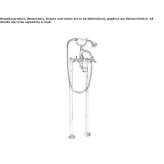 Classic 2-hole bathtub faucet Benimodo