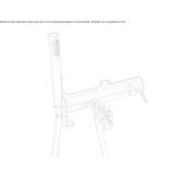 2-hole bathtub faucet with diverter Coromoro