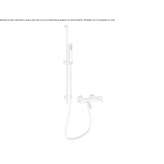 Shower faucet with a hand shower Coromoro