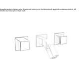 Set for a 3-hole bathtub Dural