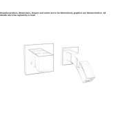 2-otworowa bateria wannowa ścienna Dural
