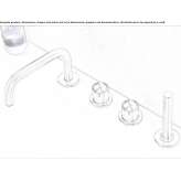 Stainless steel bathtub set Ceiba