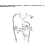 Classic 2-hole bathtub faucet Benimodo