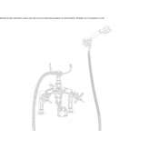 2-hole shower faucet with a hand shower Elsdorf