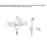 Brass bathtub faucet Hacipasa