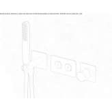 Wall-mounted bathtub set with hand shower Tomra