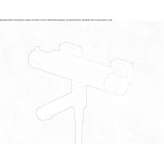 2-hole wall-mounted bathtub faucet Tomra
