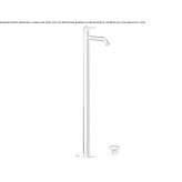 Single-lever bathtub faucet standing on the floor Vicalvi