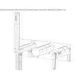Wall-mounted bathtub faucet with a shower hand Vicalvi