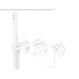 Set of 3-hole wall bathtub with diverter Padulle
