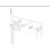 Wall-mounted bathtub set with hand shower and plate Moimacco