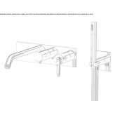 Wall installation Concealed bathtub faucet with diverter Vicalvi