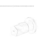 Stainless steel bath/shower faucet Sestino