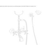 Wall-mounted bathtub faucet with a switch Turbiv