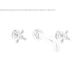 3-hole wall-mounted bathtub faucet Shilla