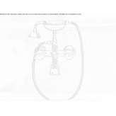 Wall-mounted bathtub faucet with a shower hand Magor