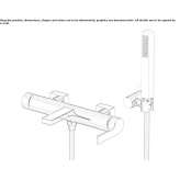 Set of outdoor wall-mounted bathtub with a shower head Moimacco
